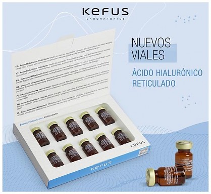 Viales Ácido Hialurónico Reticulado Niacinamide Kefus 10 u 5 ml