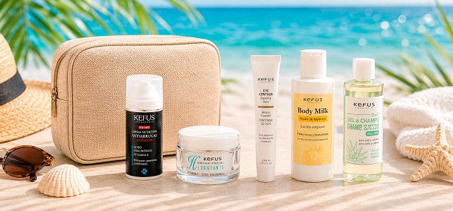 Skincare en viaje: el kit mínimo de cosmética natural para vacaciones