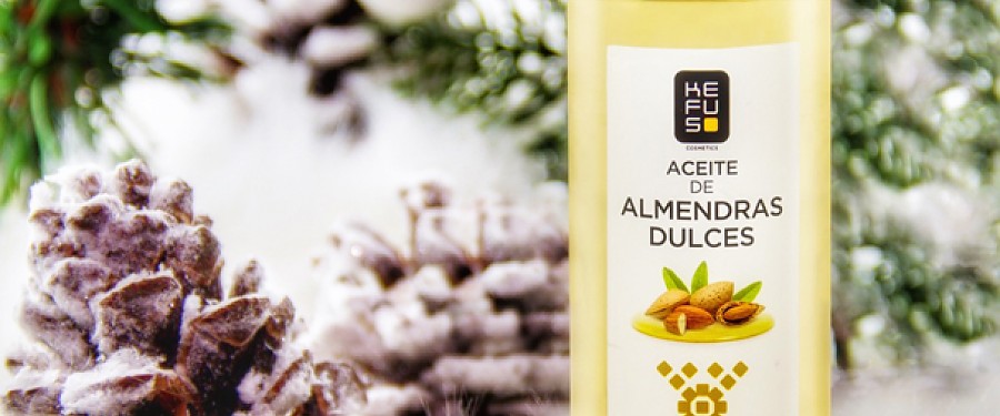 Contra el frío, aceite de almendras dulces