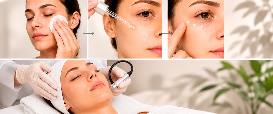 Contorno de ojos natural para tratar ojeras, bolsas y líneas de expresión