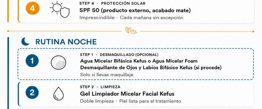 Rutina facial para piel mixta y grasa sin resecarla