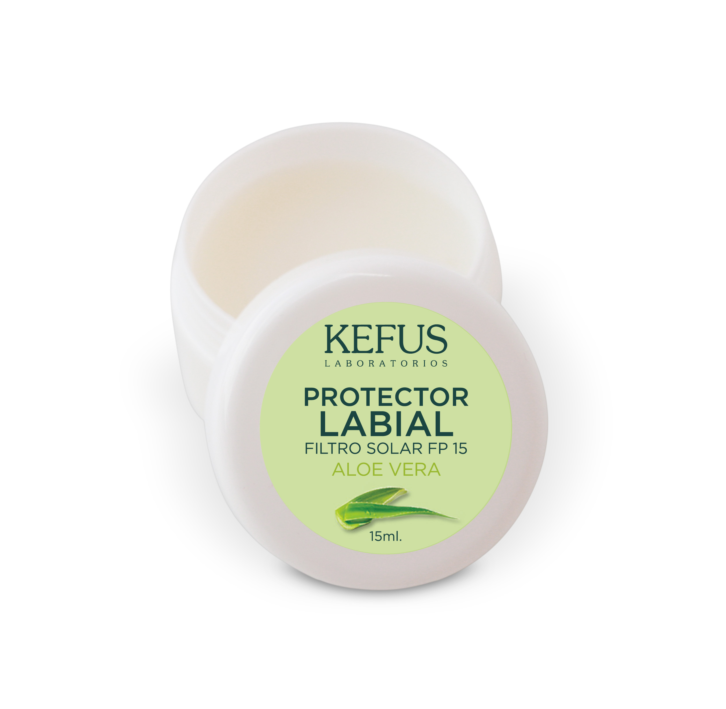 Protector Labial Aloe Vera Kefus 15 ml