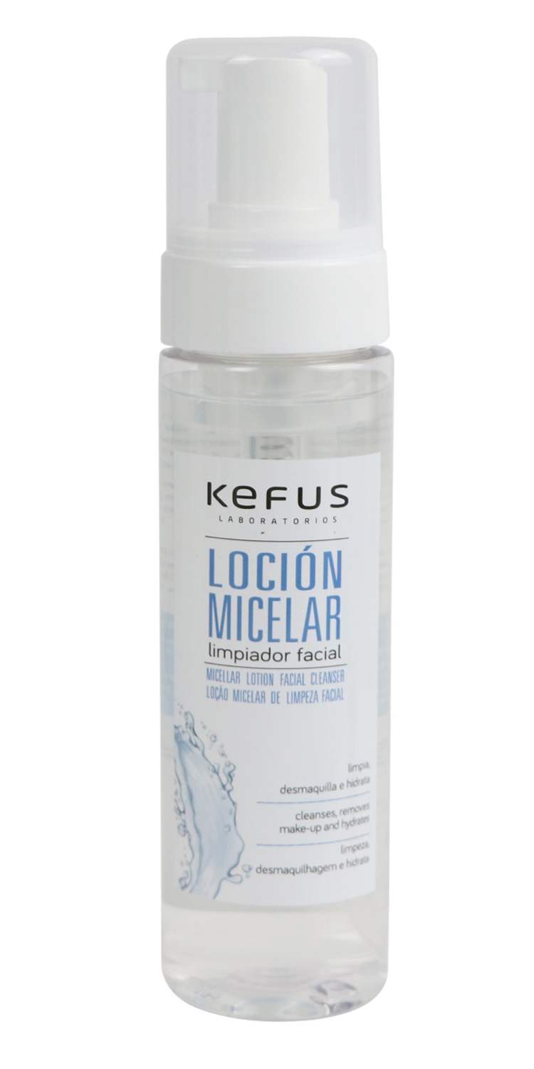 Solución Micelar Desmaquillante Facial foam Kefus 200 ml 